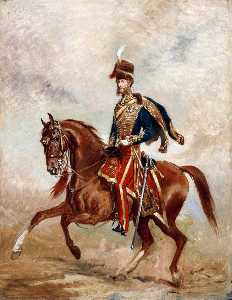 Lieutenant Colonel (later Lieutenant General) James Thomas Brudenell (1797–1868), 7th Earl of Cardigan, 11th (Prince Albert’s Own) Hussars