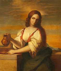 The Woman of Samaria (after Guercino)