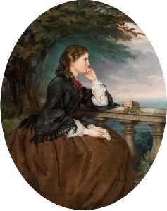 Portrait of a Lady under a Tree