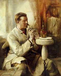 Sir Edmund Harry Elton (1846–1920), 8th Bt, Forming an Elton Ware Pot