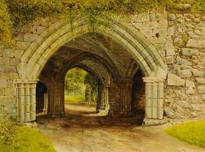 Gateway in Roche Abbey, South Yorkshire