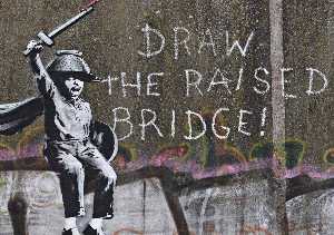 Draw the raised bridge