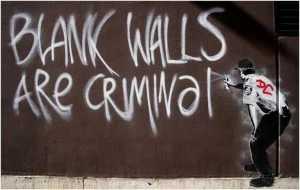 Blank walls are criminal